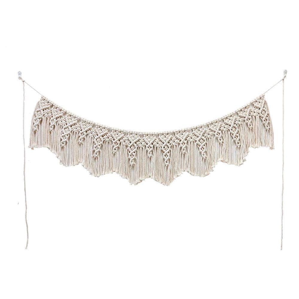 新款手工编织流苏装饰挂毯小帘子家居壁饰沙发客厅背景墙饰帷幔,居家布艺,挂毯/壁毯,淘宝优惠券,粉丝福利购,淘宝优惠卷