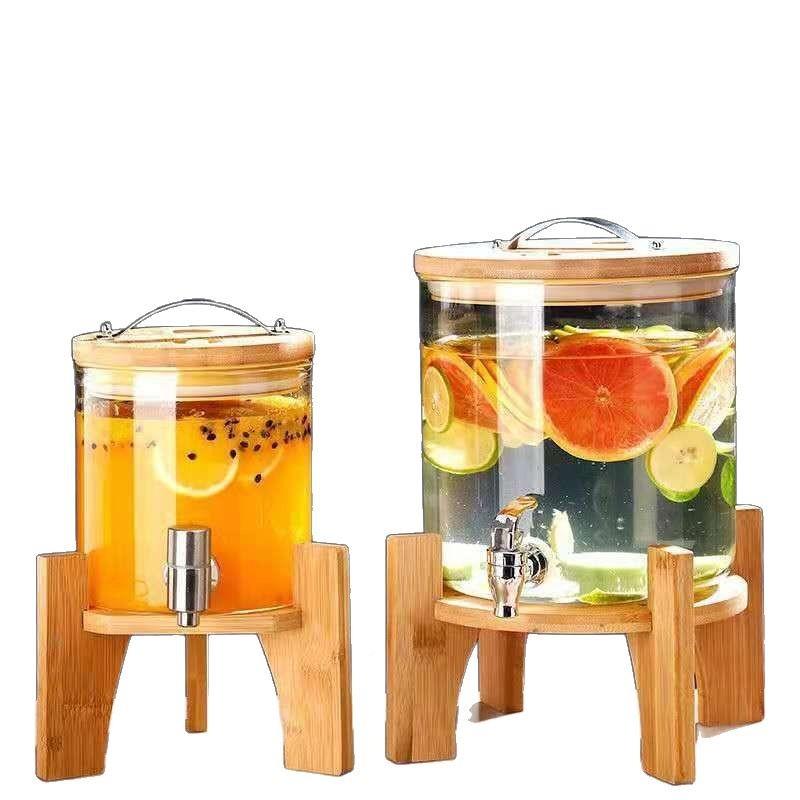 大量冷水壶凉水容带龙ym-34头柠檬水壶果汁可乐饮料容桶器泡壶酒