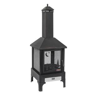 户外烤火炉木柴家用庭院花园民宿烧烤炉篝火炉焚火盆取暖围炉煮茶