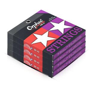 奥路菲电吉他琴弦火枪G系列双涂层镀膜防锈电吉他弦一套