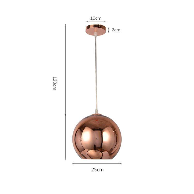 圆球玫瑰金古铜色玻璃吊灯餐厅客厅卧室吧台咖啡厅样板间展厅灯具,家装灯饰光源,智能吊灯,淘宝优惠券,粉丝福利购,淘宝优惠卷