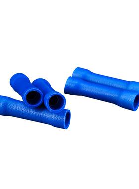 厂家直供冷压端子长形蓝色全绝缘中间接头BV2中间连接端子