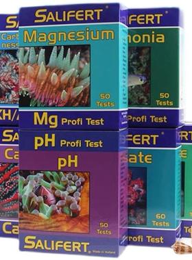 测试剂海水KH氨NO3镁NO2钙PO4铜PH碘锶钾莎莉法沙利法