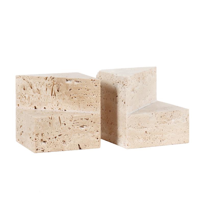 简档约现代面大理石书立书酒创意家居桌分类装饰书靠样板间店摆件