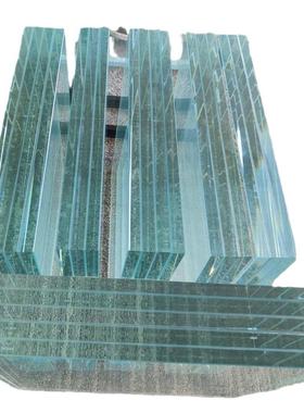 定制超白玻璃鱼缸家用锦鲤地缸桌面磨边异形高透明深加工钢化玻璃