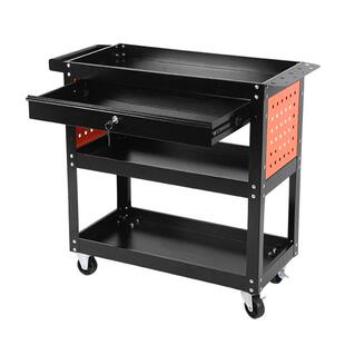 汽修车间维修工具车三层转向刹车轮移动工具箱多功能收纳维修车