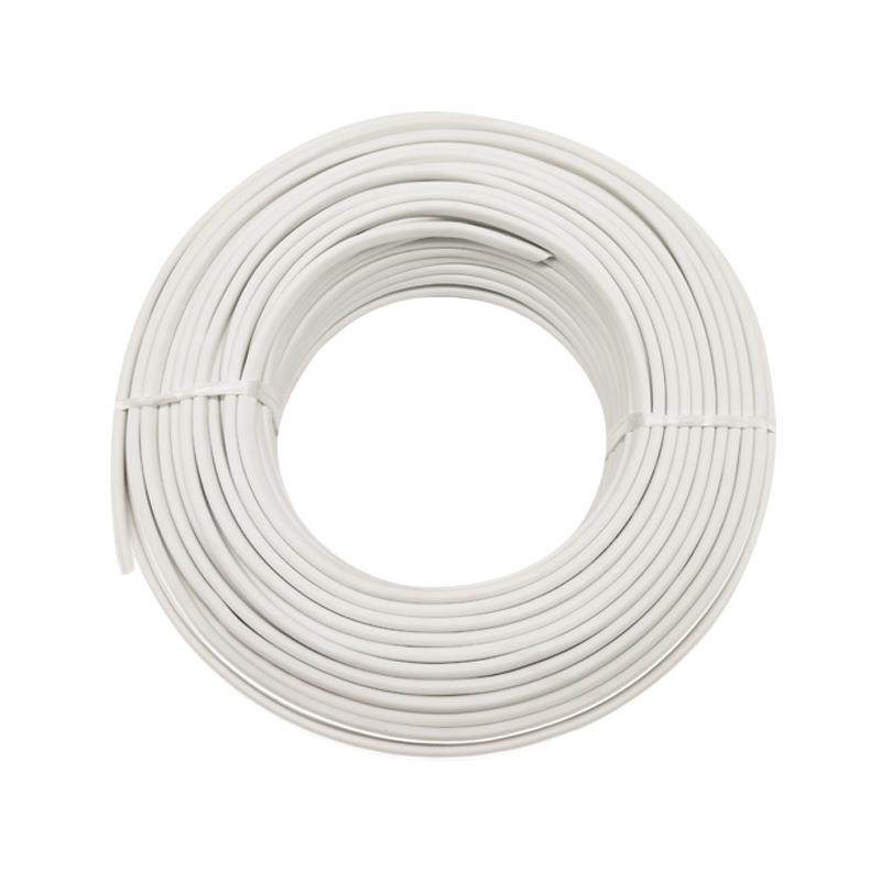 RVVB铜芯白色平行护套线2芯0.50.7511.52.5家装电线阻燃电缆