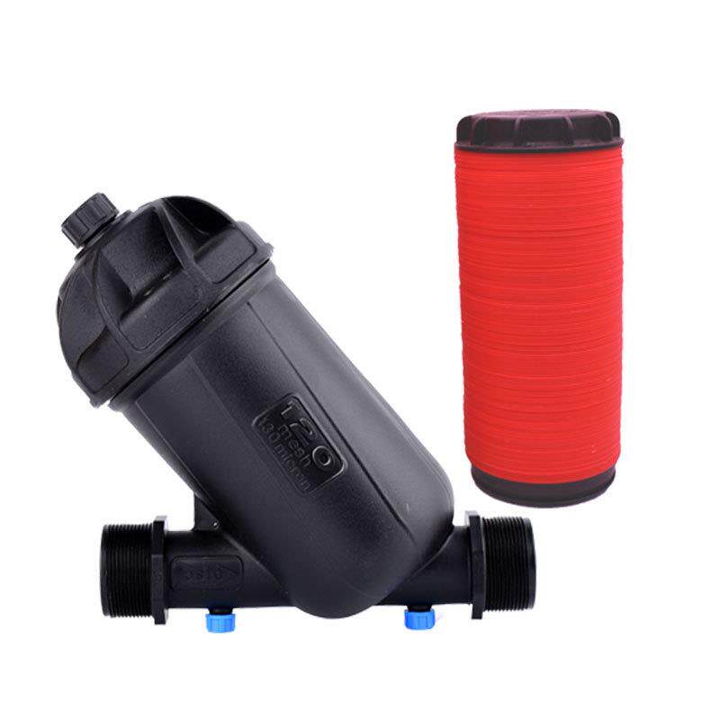 叠片过滤器塑料Y型滴灌过滤设备农业浇灌过滤1.2—2.5寸喷灌灌溉