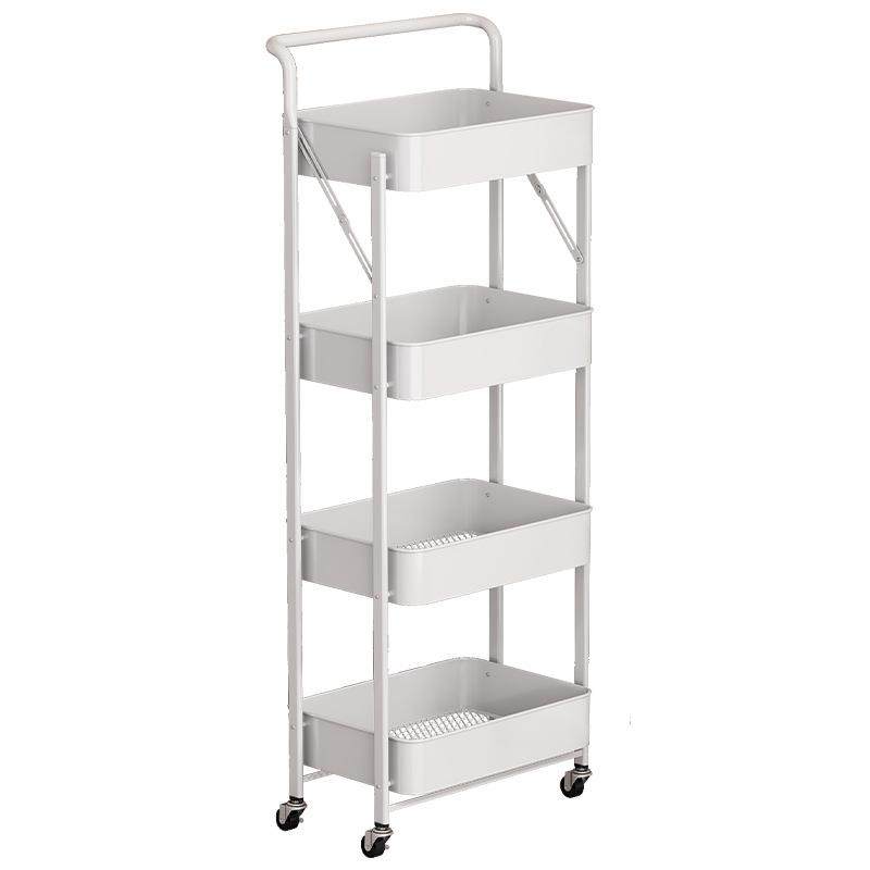 厨房收纳放杂物置物架多层落地蔬菜家用可移动可折叠小推车存储架,收纳整理,书桌收纳置物架,淘宝优惠券,粉丝福利购,淘宝优惠卷
