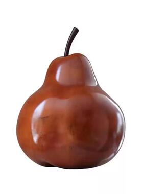 创意法式中古摆件梨子艺术家居艺术家居软装饰品侘寂风雕塑高级感