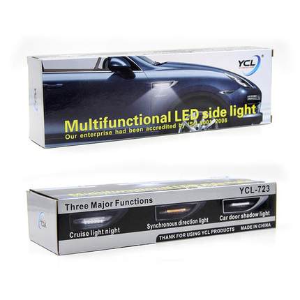 汽车通用叶子板灯侧边灯改装灯行车转向迎宾照地LED灯YCL-72