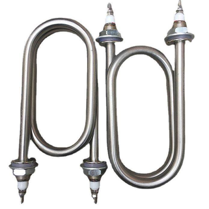 不锈钢法兰加热管直型干烧电发热管水箱锅炉工业设备发热棒加热器