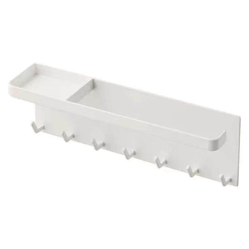 属置物架金免打XZ-20013雨孔收纳匙伞喷雾收纳架磁性带托盘钥架,收纳整理,书桌收纳置物架,淘宝优惠券,粉丝福利购,淘宝优惠卷