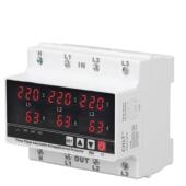 三相可调过欠压限流保护器自复式 6151 缺零相载保护C缺H 615过LT