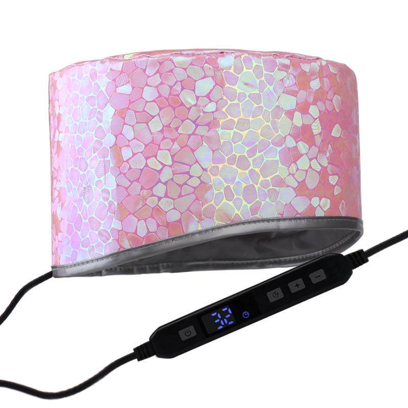 家用电热帽加热帽护发膜蒸发焗油帽24V安全电压炫彩皮革源头厂家