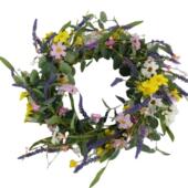 定制货仿真花饰环尤加利ML 412叶薰草假花客厅装 摆件门楣源衣娟花