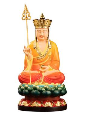 地藏菩萨本愿菩树脂佛UFF像地丈王像地藏王摆件12寸16寸萨19王2寸