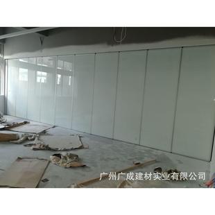 类 活动隔断铝合金办公室高密度板移动折叠推拉门客厅书房屏风