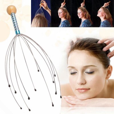 极速1Pcs Head Claw Massager Hair Neck Body Relax Massage Oct