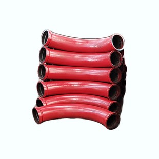 90度45度混凝土砼泵车80125泵管弯头无缝高低压天地泵弯管定制