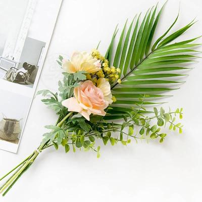 -Simulation plant leaf sunflower leaf soft decoration flower