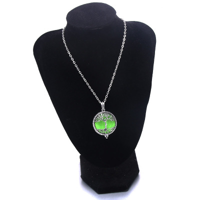 极速Aromatherapy Necklace e of Life Diffuser Jewelry Vintage