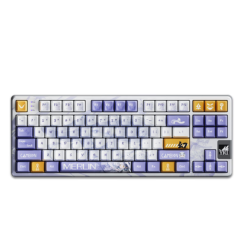 瓦尔基里(VALKYRIE)VK87-Merlin客制化机械键盘三模2.4G/有线/蓝