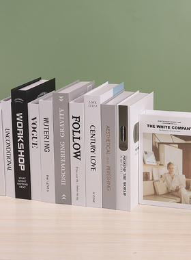 速发简约假书摆件装饰可折叠盒子机手拍书收纳盒藏照道具模型