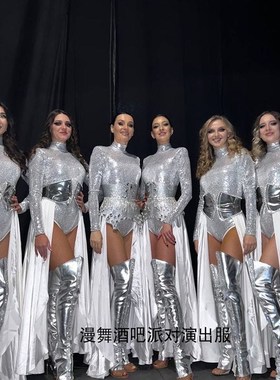 速发漫舞酒吧派对演出互银色大气歌手巡演派D作秀服动DJ对S团