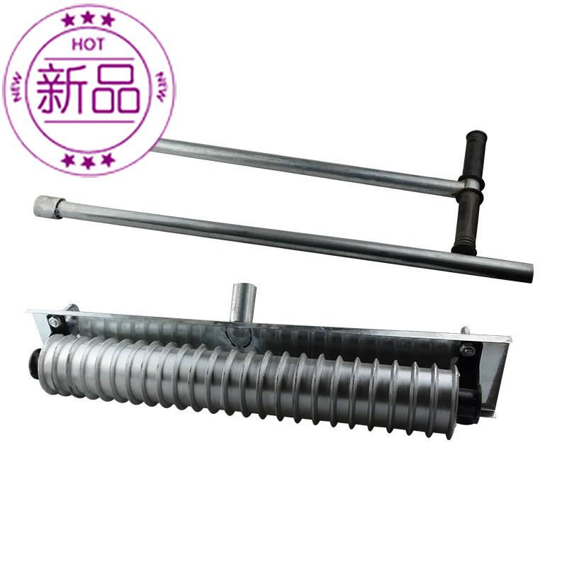 速发动路压手器马路压纹机路面压花辊滚轴刻b纹混凝土纹公加重拉