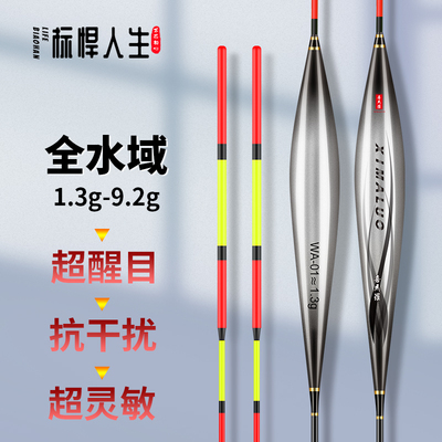 速发鱼漂尾灵敏漂超加粗高全水域纳钓抗走水野米浅水
