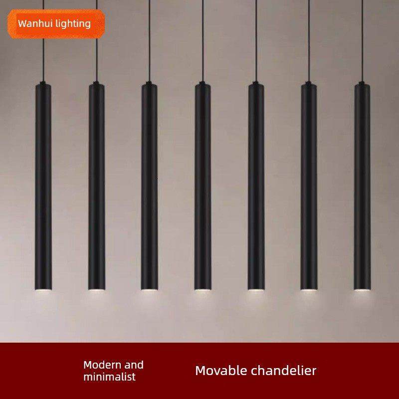 长筒吊灯长线店铺茶室客厅餐厅吊线档口射灯长条1岛台3/4m5头6米2,家装灯饰光源,床头/玄关/吧台/过道吊灯,淘宝优惠券,粉丝福利购,淘宝优惠卷