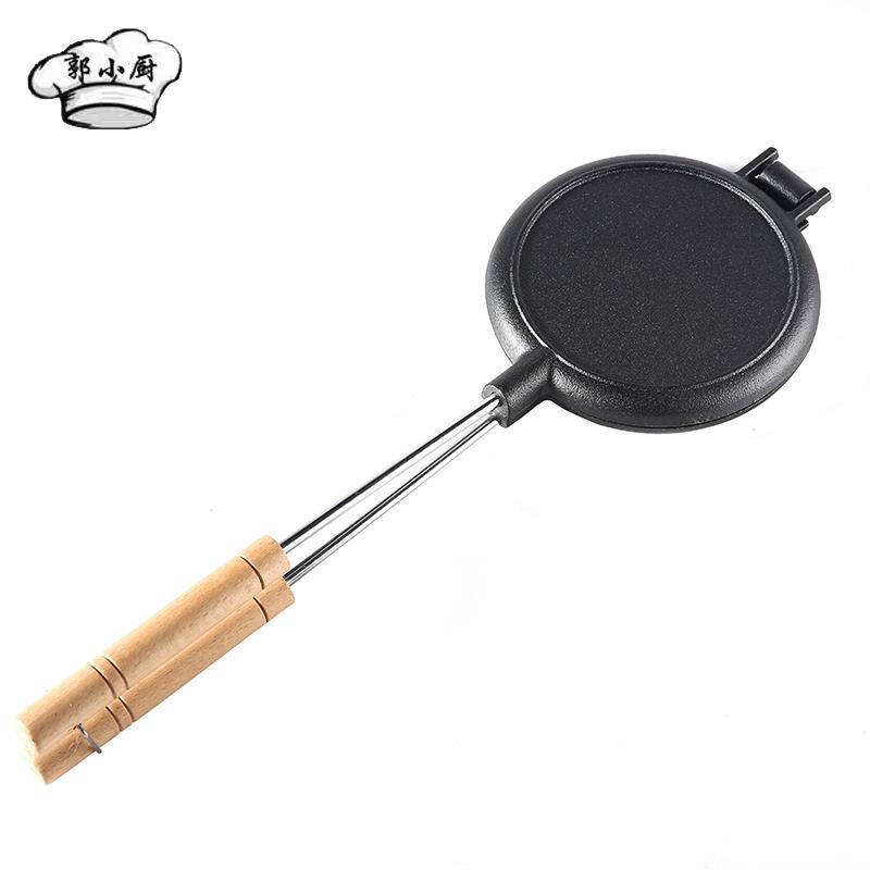 新款铸铁华夫饼模具无涂层不粘鸡蛋卷模具冰激凌蛋卷机烘焙工具