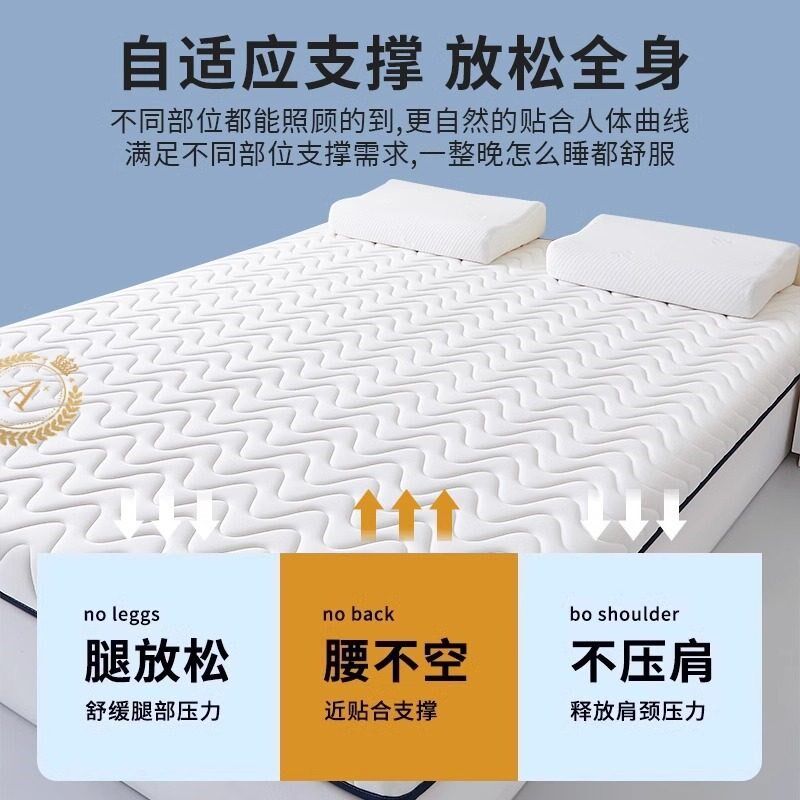 乳胶记忆棉床垫家用卧室租房专用软垫180x200床褥垫学生宿舍单人5