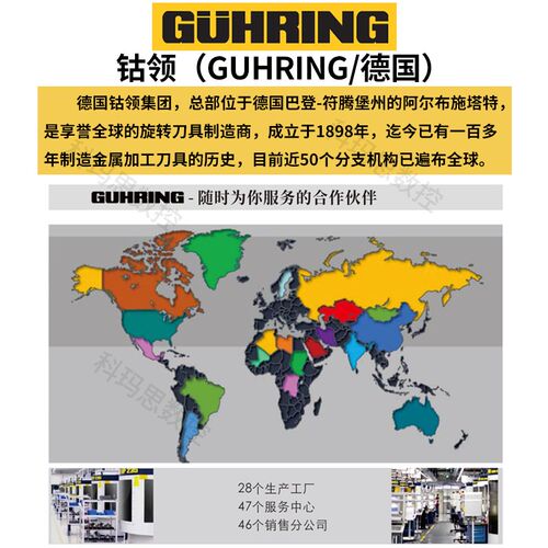 德国钴领4453粉末直槽丝锥PM高硬55度淬火合金钢专用M3456810丝攻
