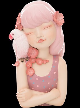 国王花园mini 白夜童话可米生活贾晓欧艺术品软装饰品女生日礼物