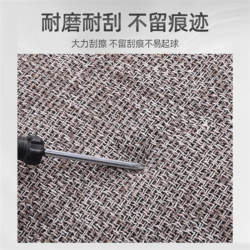 亚麻汽车坐垫四季通用座椅座位垫子后排单片单主驾驶冬天汽车座垫