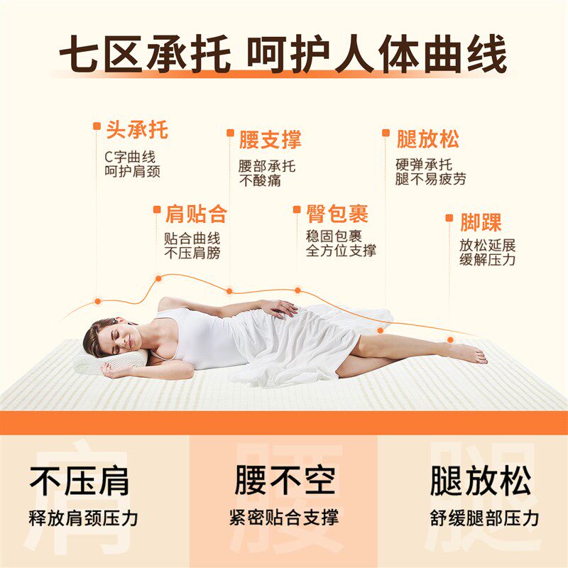 科恩顿天然乳胶床垫学生宿舍儿童加厚家用榻榻米