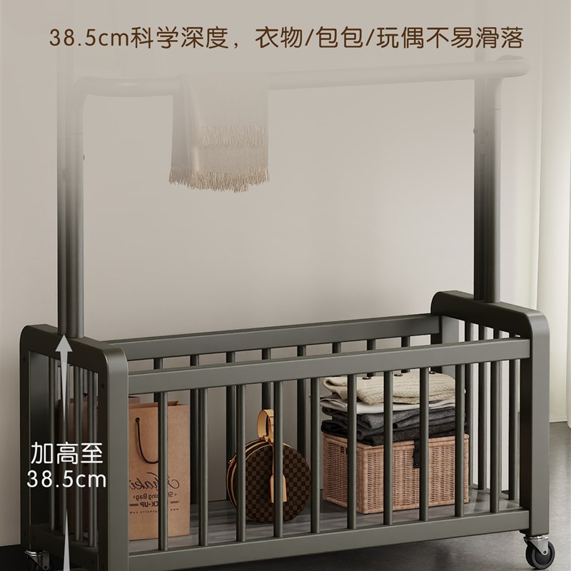 衣帽架落地卧室2025新款可移动晚上家用轻奢玄关入户门后挂衣架子