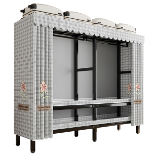 免安装 衣橱 简易衣柜出租房家用卧室折叠布衣柜钢架结构收纳组装