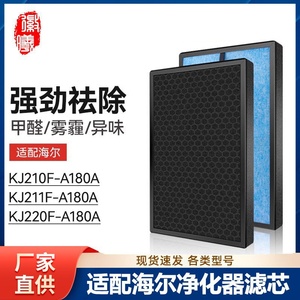 适配海尔空气净化器过滤网KJ210F-A180A/KJ211F/KJ220F-