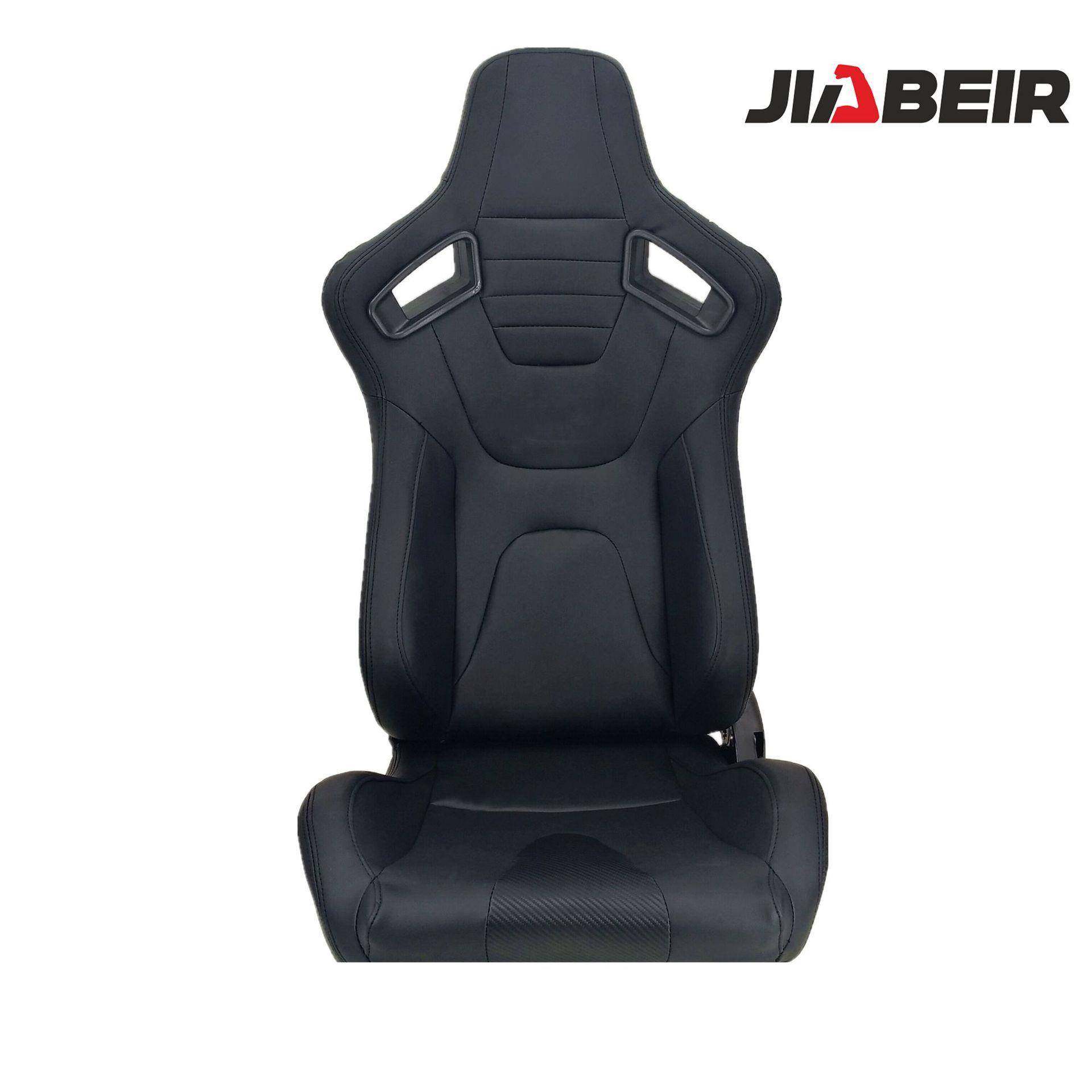 汽车座椅改装模拟器双滑道可调节黑色pvc赛车座椅