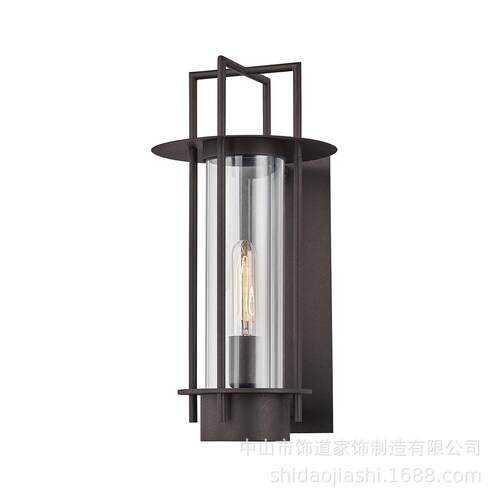 美式室外防水LED壁灯简约复古防水别墅花园墙面装饰家用大门壁灯