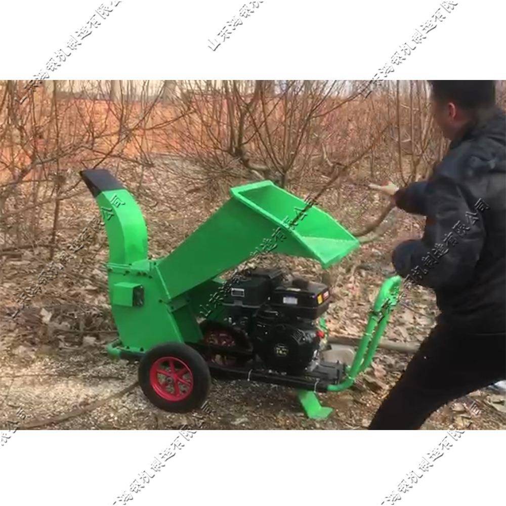 小型农作物秸秆稻草碎料机树枝树杈破碎机小型园林树枝粉碎机