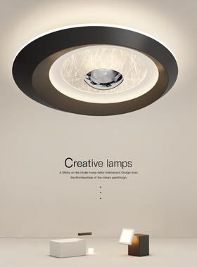 简约现代主卧室吸顶灯2024年新款led书房灯具意式极简创意房间灯