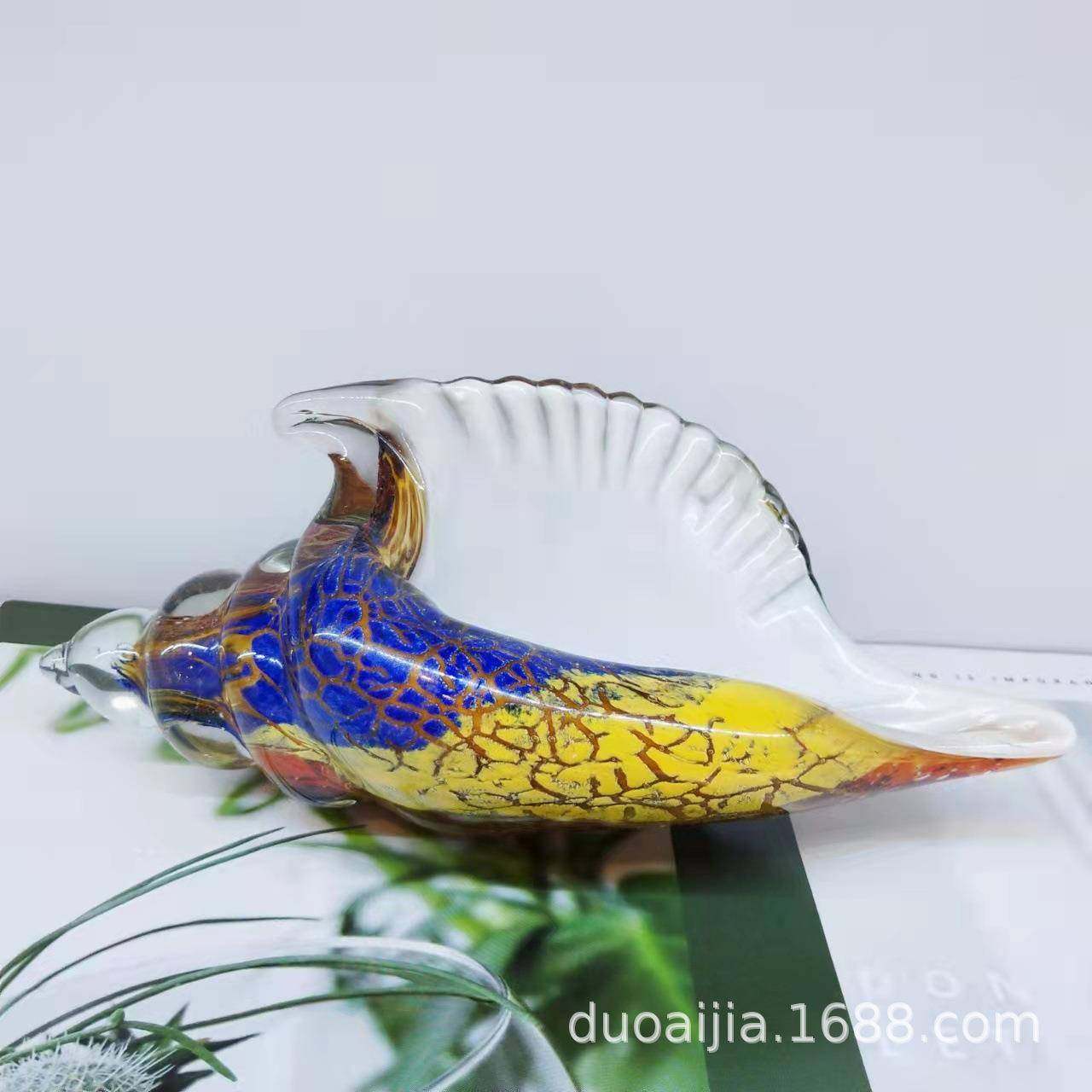 创意玻璃海螺摆件现代简约家居软装工艺品玄关茶几电视柜摆设,基础建材,脚轮/万向轮,淘宝优惠券,粉丝福利购,淘宝优惠卷