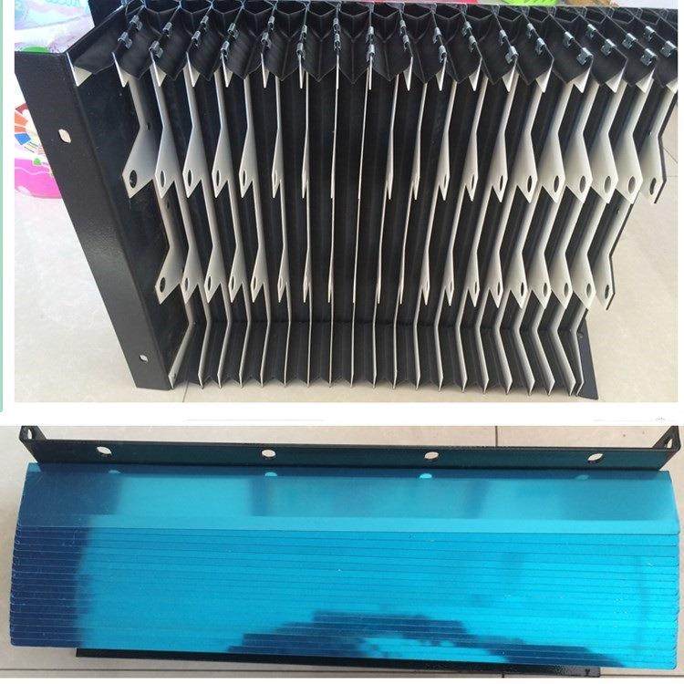 机床导轨铠甲防护罩一字型风琴防尘帘不锈钢铠甲防尘罩盔甲防护罩