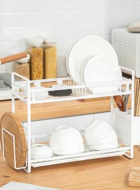 多功能可移动厨房收纳碗碟架调料筷子筒日式置物架沥水篮家用