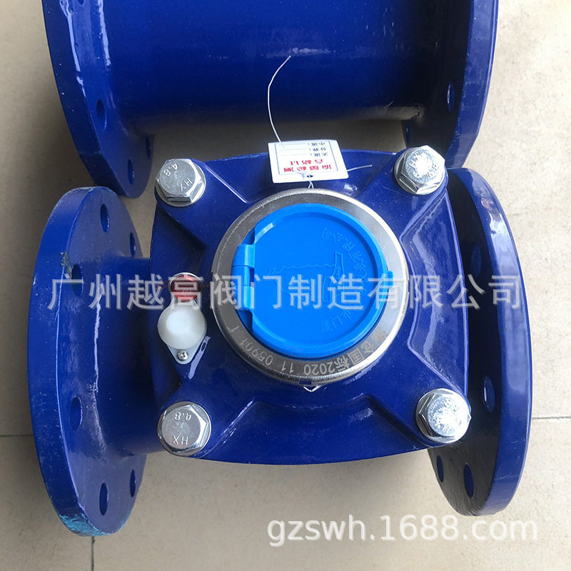 厂家直供大口径螺翼水平式法兰数字水表干式冷水表