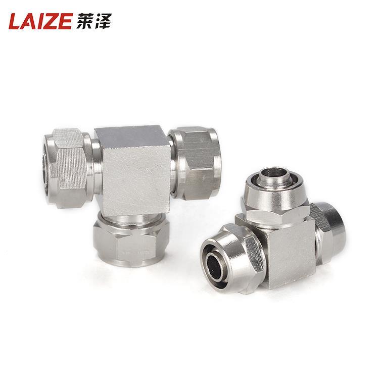 ,气管快速接头直角快拧三通弯头四通接头 十字4 6 8 10 12 14 16